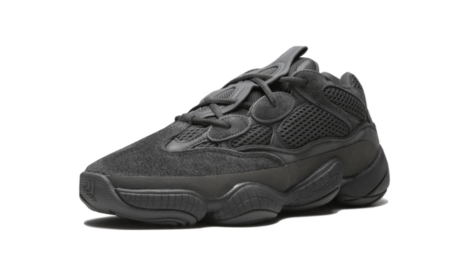 Mens Utility Black Yeezy 500s - New Release