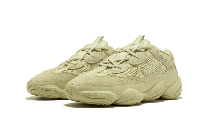 Yeezy 500 Yellow Super Moon Sumoye Available Now at New Outlet for Men