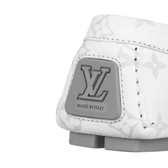 Buy LV Driver Mocassin White for Men