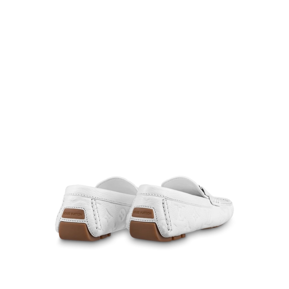 Treat yourself to a White Louis Vuitton Monte Carlo Moccasin - Shop the Sale