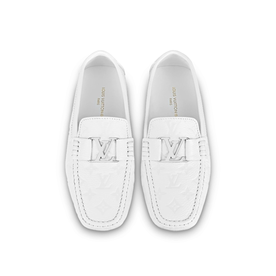 Freshen Up with Louis Vuitton Monte Carlo Moccasin White - Buy Now