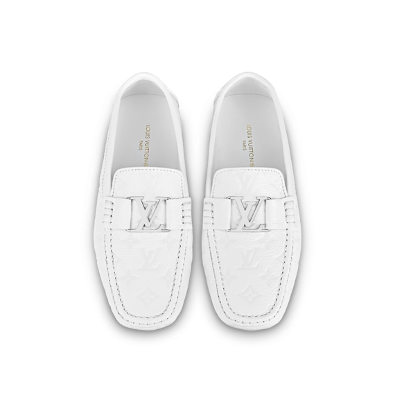 Louis Vuitton Monte Carlo moccasin White