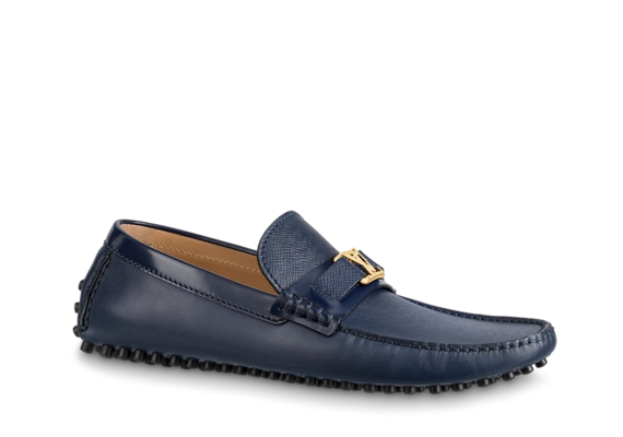 Louis Vuitton Hockenheim Moccasin Navy Blue, Outlet