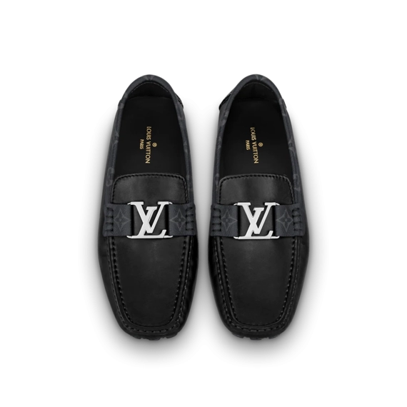 Luxurious fashion for men with Louis Vuitton Monte Carlo Moccasin Black