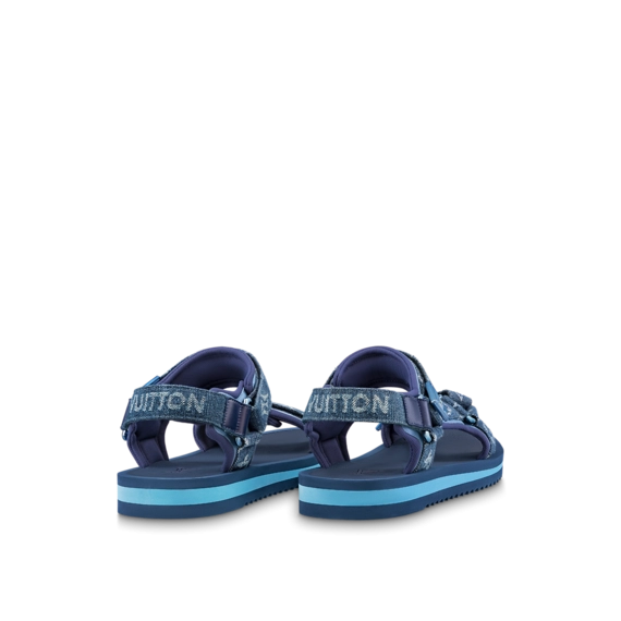 Louis Vuitton Panama Sandal Blue