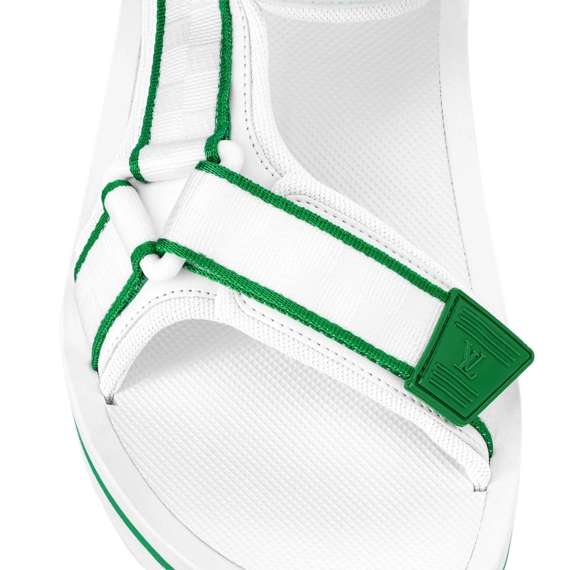Invest in Men's LV Panama Sandal White Today - Brand New