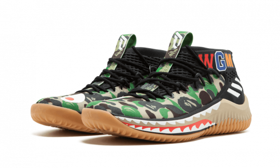 DAME4 Bape Green Camo