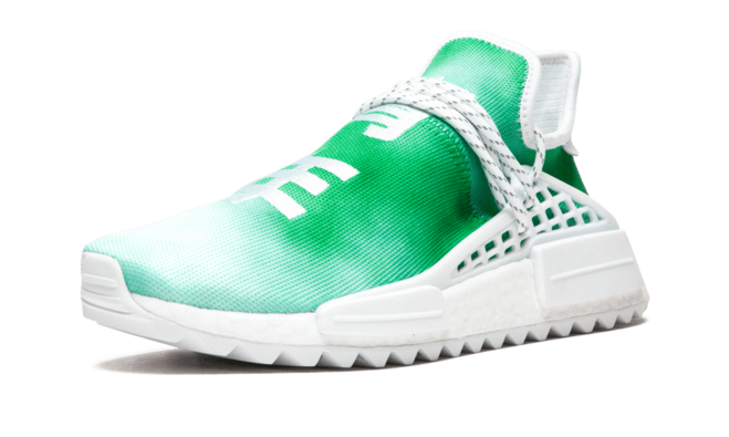 Fashionable Shoes for Men: Youth Green Pharrell Williams NMD Human Race Holi MC. On Sale!