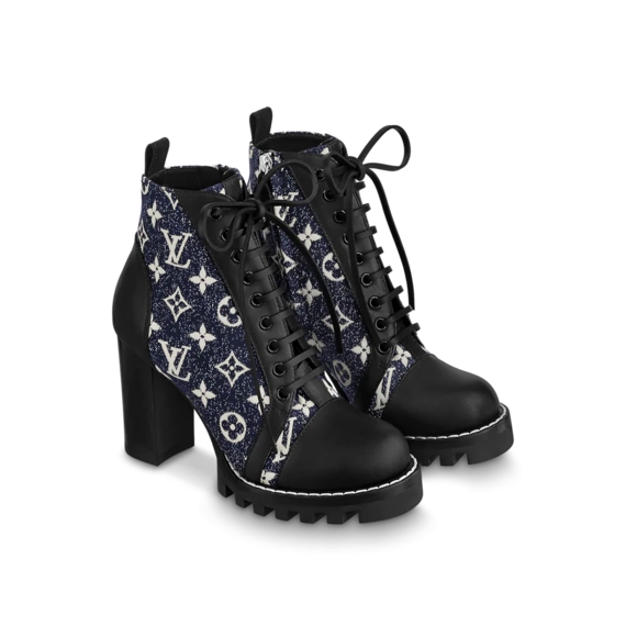 Discover Louis Vuitton Star Trail Ankle Boot 8Cm for Women at Outlet