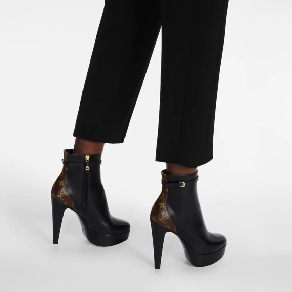 Women's Louis Vuitton Afterglow Platform Ankle Boot on Sale.