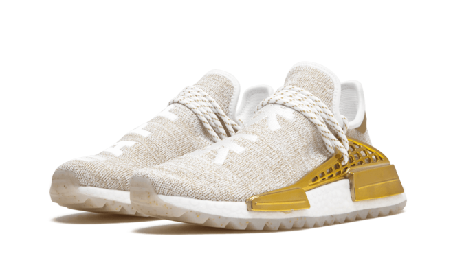 Men's Gold Happy Holi MC NMD Human Race Exclusively from China | Buy Now.