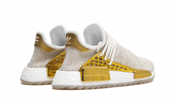 gold and white human race