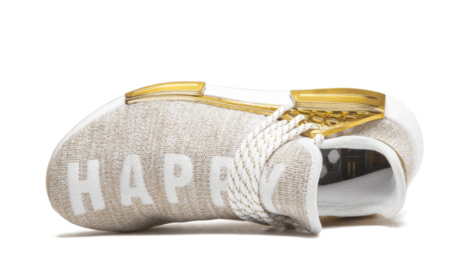 Get the Look: Men's Pharrell Williams NMD Human Race Holi MC Gold Happy - China Exclusive | Buy Now.