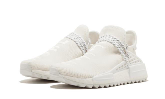 Shop Pharrell Williams NMD Human Race TR for women in blank canvas