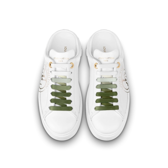 Grab Yours Now - Outlet Louis Vuitton Time Out Open Back Sneaker For Women