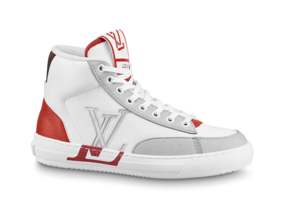 New Louis Vuitton Charlie Sneaker Boot Red for Women- Buy the Original!