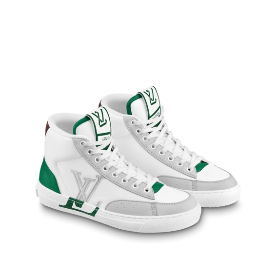 Get the Original Women's Louis Vuitton Charlie Sneaker Boot Green Now!
