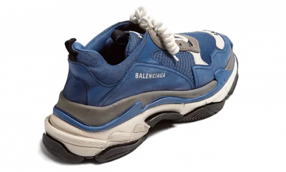 Freshest Balenciaga Trainers - Triple S - Navy Gray for Women's - Original & New