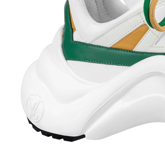 Check Out the New Women's LV Archlight Sneaker White / Green