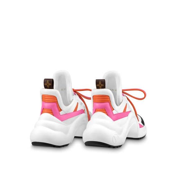 Women's Pink/White LV Archlight Sneaker - Sale Now