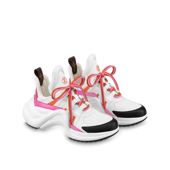 Women's Pink/White LV Archlight Sneaker - Buy Original