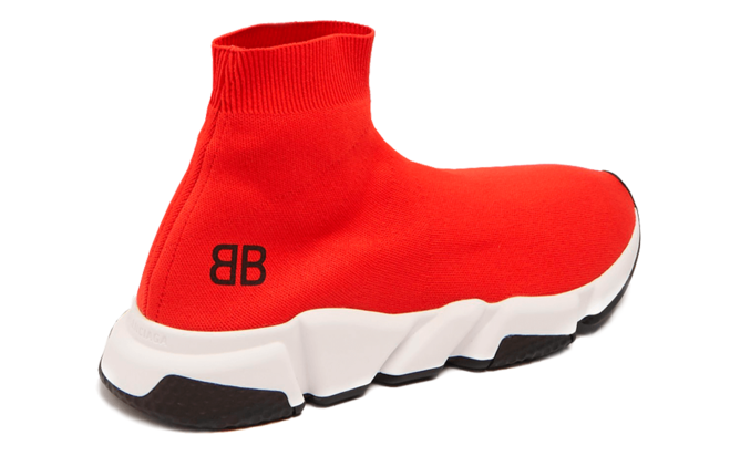 Women's Balenciaga Speed Runner, Mid-Top Red Edition, Original Outlet.