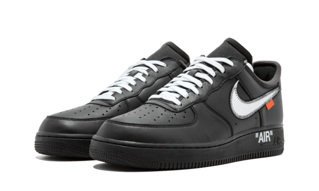 Buy womens Nike x Off White Air Force 1 07 Virgil x MoMa sneakers in black from sale store.