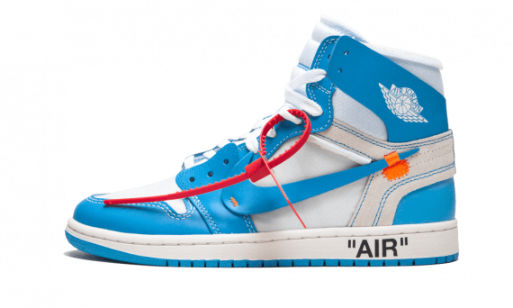 nike off white blue shoes
