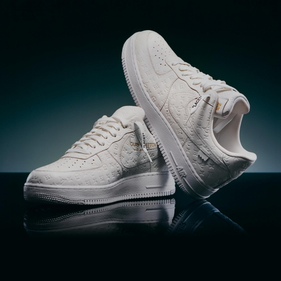 Men's Sale: New Louis Vuitton X Air Force 1 Low Triple White