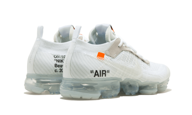 Male's Nike x Off White Air Vapormax FK WHITE shoes from outlet.