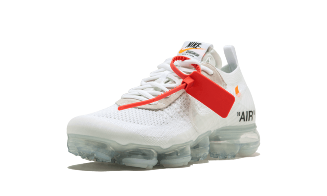 Fashionable Nike x Off White Air Vapormax FK WHITE shoes for men.