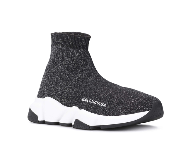 Upgrade Your Look with Original Balenciaga Men's Speed Runner Mid in Gray.