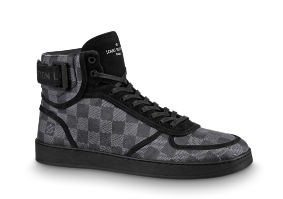 Louis Vuitton Rivoli sneaker Damier Graphite canvas, Outlet, Sale, New- Men's