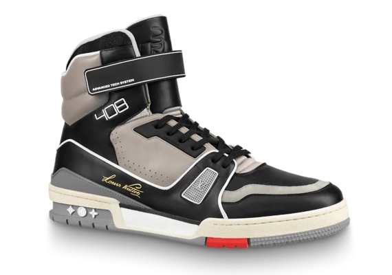 Buy Men's LV Trainer Sneaker Boot Black - Outlet Sale