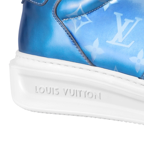 Get the Best Men's Louis Vuitton Beverly Hills Sneaker Blue - Original and New