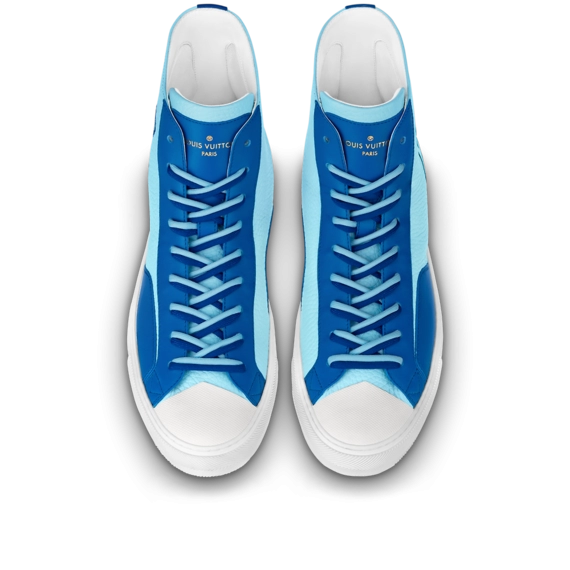 Save Money with a Sale on Louis Vuitton's New Tattoo Sneaker Boot - Blue Styling for Men!