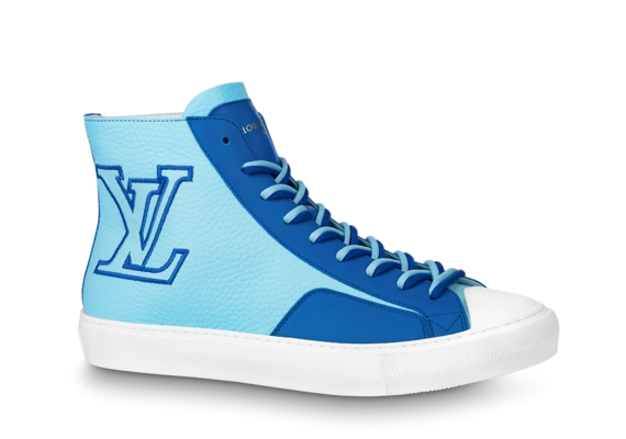 Louis Vuitton Tattoo Sneaker Boot Blue