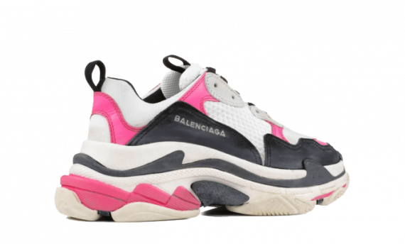 balenciaga shoes pink and black