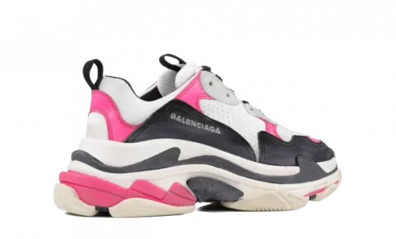 New Balenciaga Triple S Trainers for Men in Pink and Black