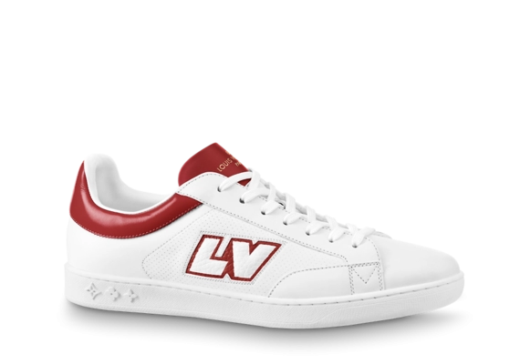 Men's New Louis Vuitton Luxembourg Red Sneakers from Outlet Sale
