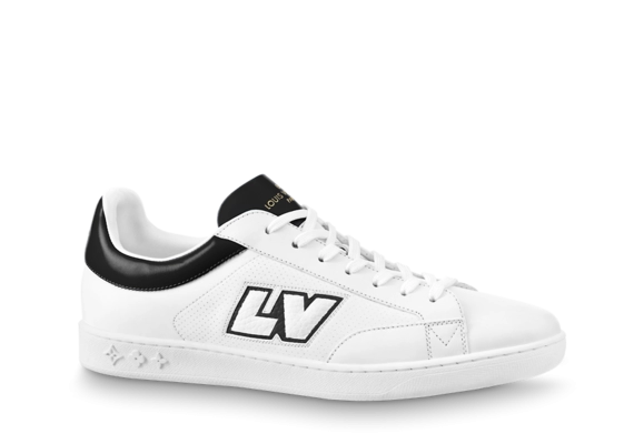 Men's Original Louis Vuitton Luxembourg Sneaker Black & White