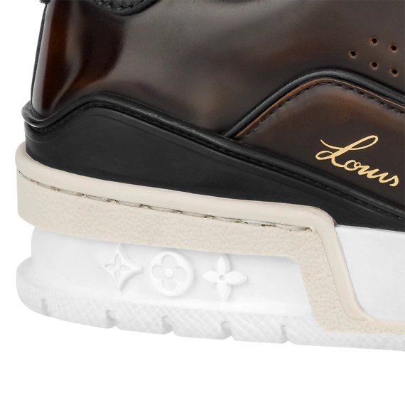Sale on Louis Vuitton Trainer Sneaker for men - Cognac Brown
