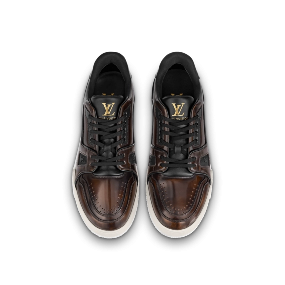 Louis Vuitton Trainer Sneaker Cognac Brown