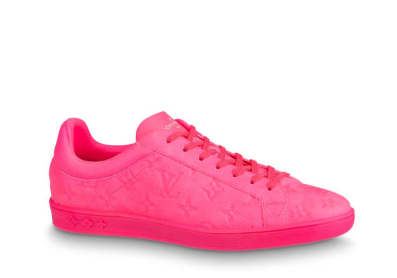 Buy the original new Louis Vuitton Luxembourg Sneaker Pink specifically designed for men.