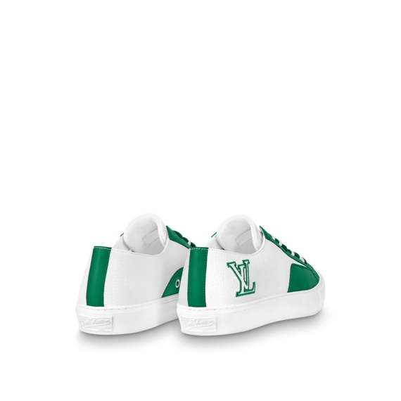 Alt tag: Stylish Men's Louis Vuitton Tattoo Sneaker White/Green