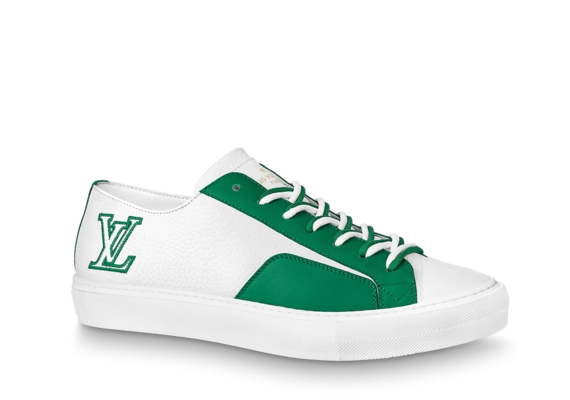 Alt tag: Men's Louis Vuitton Outlet Tattoo Sneaker White/Green
