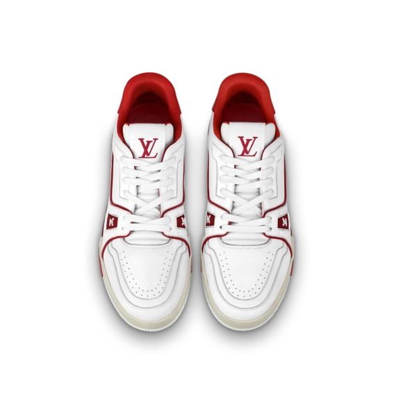 Louis Vuitton Trainer Sneaker Bordeaux Red