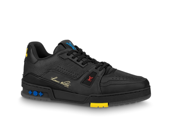 Buy This Louis Vuitton Trainer Sneaker Black! Original and New, Perfect for Men