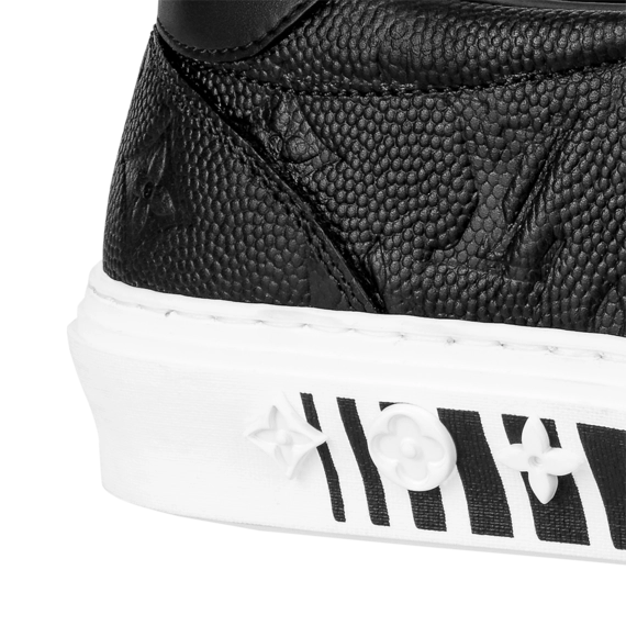 New: Mens LVxNBA Ollie Slip Ons - Black