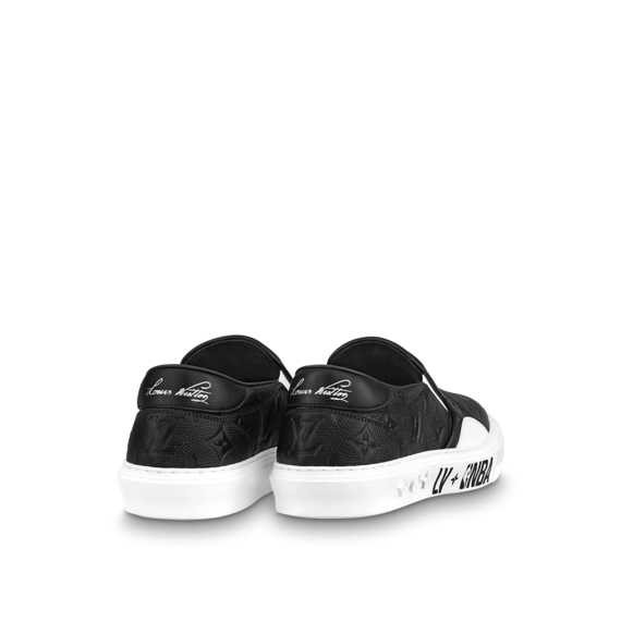 Sale: Stylish Mens LVxNBA Ollie Slip Ons - Black